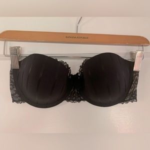 Felina black strapless bra, size 34C